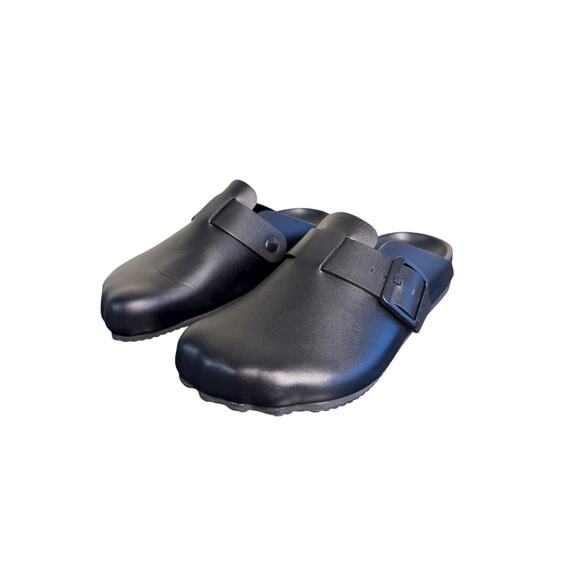 Balenciaga NIB Unisex Leather Sunday Mules in Black Size 36 - Picture 4 of 11